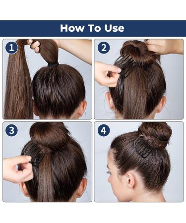 Vintage Meatball Hair Styling Tool Set - 3 PCS Hair Fork Clip & Combs for Updo Bun - Women's Hair Accessories - Buy Online on GoSupps.com