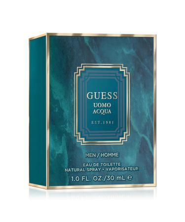 GUESS Uomo Acqua Eau de Toilette Cologne Spray For Men 1.0 Fl. Oz. 1 Fl Oz (Pack of 1) - Buy Online on GoSupps.com