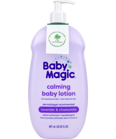 Baby Magic Calming Lotion 30oz - Paraben, Phthalate, Sulfate, Dye-Free Lavender & Chamomile 4-Pack - Buy Online on GoSupps.com