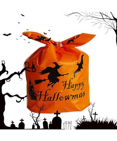 WOBBLO Halloween Gift Bags - Horrible Bat Novelty Goodie Bag with Tie Ears - Creative Accessories for Sweets Biscuits Toys Candy Chocolate Gifts Broom - Buy Online on GoSupps.com