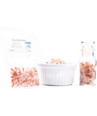  Feine W rze Pink crystal salt from Pakistan (known as Himalayan salt) - Gourmet natural stone salt odorless premium quality gluten-free - 50g - Buy Online on GoSupps.com