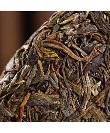HQZM Premium 357g Yiwu Big Tree Puerh Raw Tea Cake Spring Tea Fragrant with Tea Aroma - Buy Online on GoSupps.com