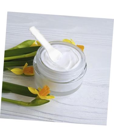 Ipetboom Stainless Steel Spoon Silicone Spoons Skincare Makeup Spoon Stick Tools for Skincare Silicone Brush Eye Cream Make up Spatula Mini Eyes Cream Spoon 6.5x2x0.2cm Silver - Buy Online on GoSupps.com