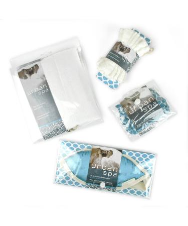 Urban Spa Bamboo Bath Pouf - Natural Exfoliating Shower Sponge - Buy Online on GoSupps.com