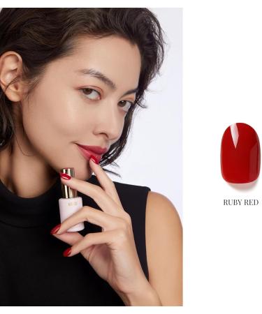 NAILOG Gel Nail Polish Set - 4 Colors Top Coat Color Gel Base 3-In-1 Soak Off UV Gel Polish Kit for Home DIY & Birthday Gifts for Women Nocturnal Allure - Buy Online on GoSupps.com