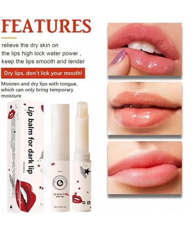 Lip Lightening for Dark Lips Lip Balm Set Lip Balm Lips Pink Bleaching Cream Balm Moisturizing Lip Balm Whitening & Brightening Lip Balm Stick Remove Dark Lips Lip Care for Dry Lips Lip Repair Balm - Buy Online on GoSupps.com