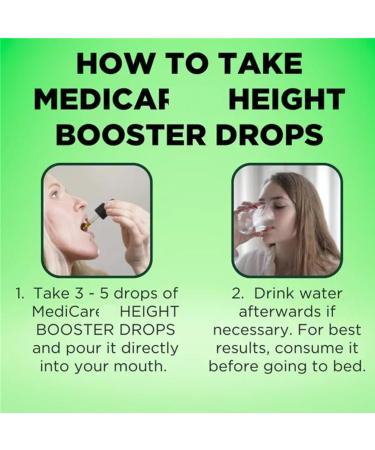 Medicare Height Booster Drops - Height Growth Oil for Adolescents | Reach Maximum Height (1PC) - Buy Online on GoSupps.com