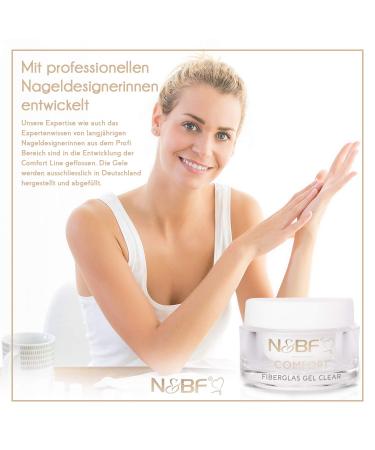 N&BF UV + LED Fiberglass Gel 5ml - Professional High-Quality Thick Viscosity Assembly Gel Stable & Break-Proof - Made in Germany - Buy Online on GoSupps.com