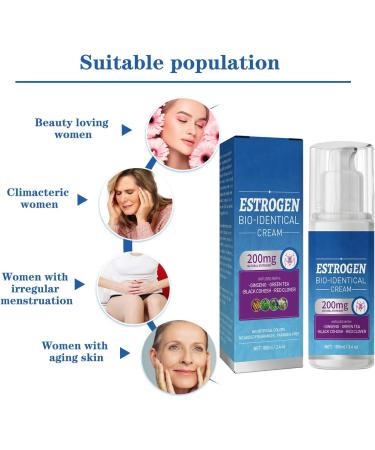 Natural Menopause Relief Cream - 2PC Set (2*100ml) | Bioidentical Menopause Balance for Women - Buy Online on GoSupps.com