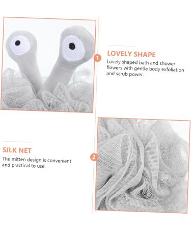 Minkissy 6 Pcs Cute Loofah Bath Flower Scrubber - Mens Bodywash Rubbing Sponge & Bath Puff for Foaming Clean - Ideal for Shower & Tub - Buy Online on GoSupps.com