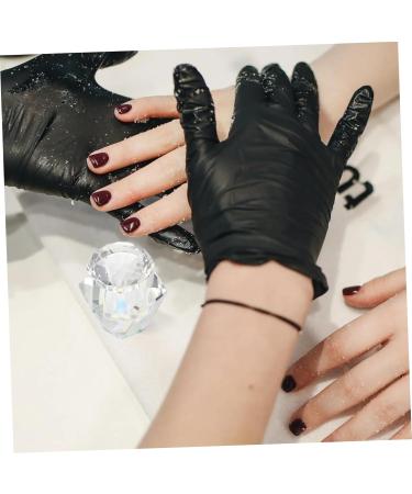 Ipetboom 1pc Nail Art Crystal Cup Monomer for Acrylic Nails Clear Matte Nail Polish Gel Nail Polish Glass Container with Lid Clear Tumbler Nail Crystal Bowl White Crystal Plate Cup Liquid - Buy Online on GoSupps.com