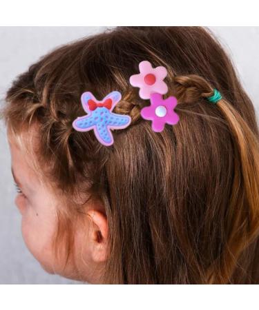 28 Pcs Cartoon Hair Clips for Girls - Cute Rainbow Barrettes & Accessories for Kids | Perfect Birthday & Christmas Gift - Buy Online on GoSupps.com