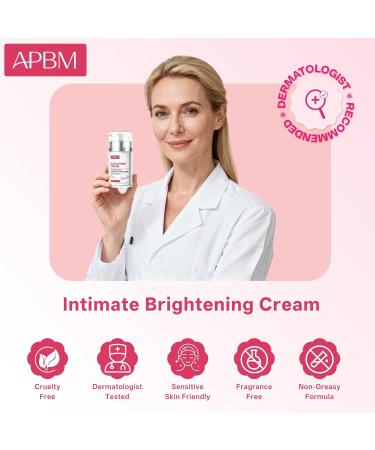 APBM Skin Lightening Cream for Intimate Area with Niacinamide, Arbutin, Tranexamic Acid and Vitamin C, Even Skin Tone for Body, Underarm, Knees, Elbows, Inner Thigh, Bikini Areas, 1.7 fl.oz 1.7 Fl Oz (Pack of 1) - Buy Online on GoSupps.com