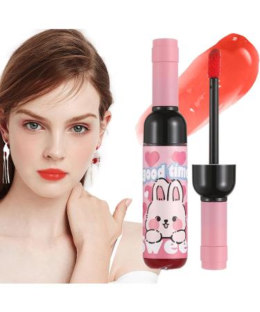 Liquid Lipstick Wine Lip Stain Long Lasting Lipstick Wine Liquid Lip Gloss Lasting Waterproof Lipstain for Beauty Makeup Women Girl Use for Natural Look 02 B - Buy Online on GoSupps.com