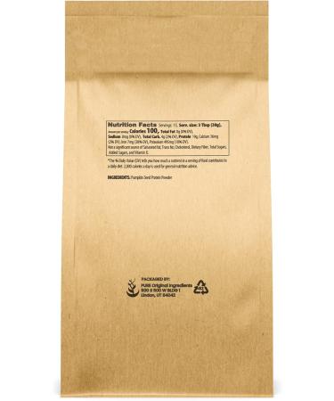 PURE ORIGINAL INGREDIENTS Pumpkin Seed Vegan Protein Powder - 1 lb Nutty Flavor for Breads & Smoothies | High-Quality Plant-Based Protein - Buy Online on GoSupps.com