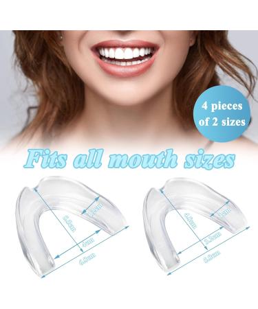 4-Piece Tooth Rail Crunch Set | Comfortable Nighttime Bite Protection for Teeth Grinding | Includes 2 White Ring Strips & Storage Boxes - Buy Online on GoSupps.com
