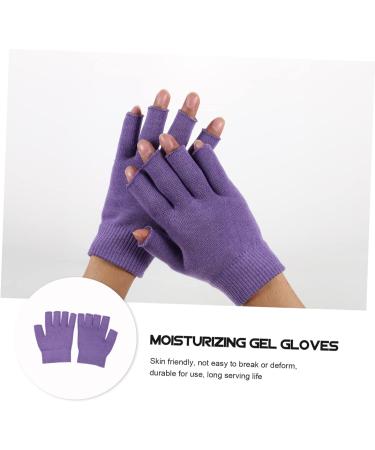 minkissy 1 Pair Gel Moisturizing Gloves Hand Moisturising Gloves Moisturizing Gel Gloves Womens Mittens Cotton Fingerless Moisturizing Gloves Silk Man Moisturizing Socks Dipping Purple Spa - Buy Online on GoSupps.com