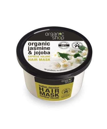 Organic Shop Recharging Hair Mask for Normal Hair Banana & Jasmine 250ml
