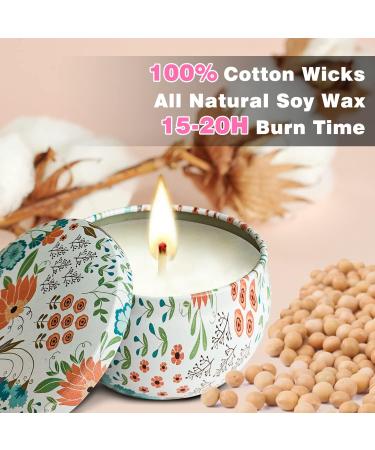 Fragrance Candles Gifts for Women - 6 Pack Aromatherapy Soy Wax Candles for Stress Relief | Mother's Day Thanksgiving & Christmas Gift Set - Buy Online on GoSupps.com