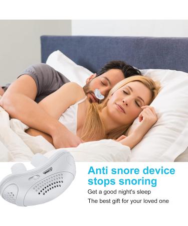 Adjustable & Breathable Anti Snoring Device for Better Sleep - Effective Snoring Solution in White - Buy Online on GoSupps.com