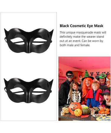 Buy Warmhm Black Masquerade Costume Mask - Stylish Venetian Eye Mask for Men & Women | Perfect for Parties & Events - Buy Online on GoSupps.com