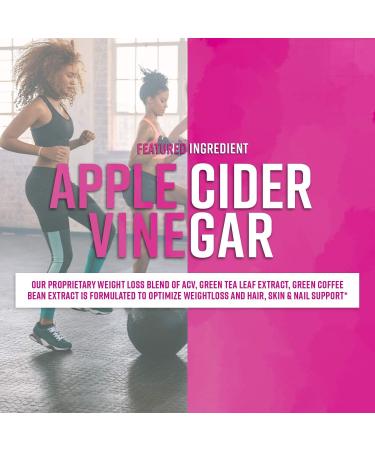 Biotin Fat Burners for Women | 5000mcg Biotin Weight Loss Diet Pills with Apple Cider Vinegar & Green Tea Extract | Gluten Free Non-GMO Vegetarian | 60 Count - Buy Online on GoSupps.com