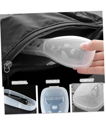 Minkissy 5-Pack Razor Travel Case | Protective Cover for Shaving Razors | Safety Razor Travel Bag | Perfect for Men - Buy Online on GoSupps.com