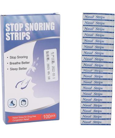 100pcs Snore Nasal Strips - Ergonomic Solution for Nasal Congestion - Hygienic Health Care - Buy Online on GoSupps.com