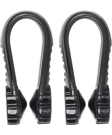 Tiger Mouth Clip 2 Pack - Portable Acupressure Point Clips for Stress Relief | Reliable Plastic Stress Relief for Family (Black) - Buy Online on GoSupps.com