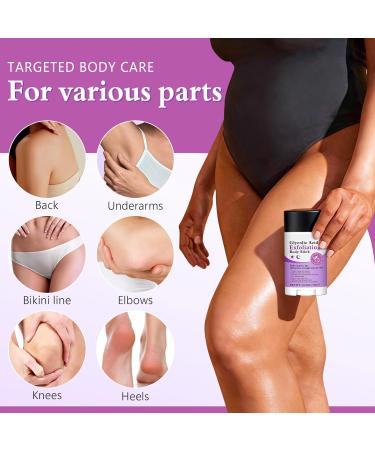 Glycolic Acid Exfoliating Body Stick 75g Rich in Glycolic Acid Salicylic Acid & Shea Butter Smooths Dry & Rough Skin Gentle Exfoliation Helps Hydrate Helps Skin Feel Smoother & More Supple - Buy Online on GoSupps.com