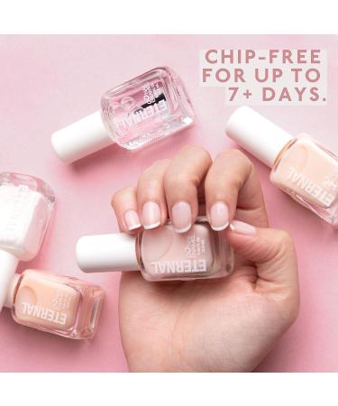Eternal White French Nail Polish Set (ET VOILA) - 5 Piece Clear Nail Polish Set Quick Dry & Long Lasting Pastel Colors DIY Manicure & Pedicure Kit for Women Made in USA - Buy Online on GoSupps.com