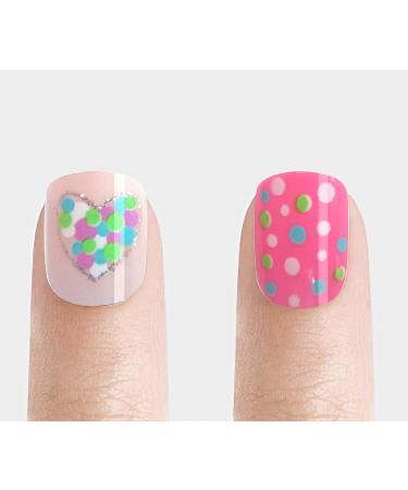 Vivace 4Pack Color Changing Under Sun Fake Nails | Artificial Preglued Junior Sticker Nails - 48 Tips for Stylish Manicure - Buy Online on GoSupps.com