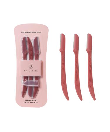 Premium Women Touch-up Dermaplaning Tool with precision cover Eyebrow Razor Face Razors for Women Facial Razor Dermaplaning Razor Womens Face Razor Peach Fuzz Remover exfoliating razor