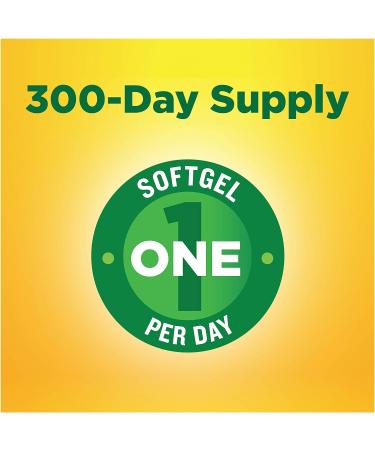 Vitamin D3 1000 IU (25mcg) 300 Softgels - Immune Health, Strong Bones & Teeth, Muscle Function - Daily Value in One Softgel - Buy Online on GoSupps.com