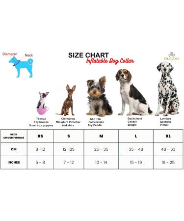 Ducomi Inflatable Dog & Cat Hinges | XS Blue - Enhance Animal Comfort & Mobility | Prevent Scratches & Bites - Buy Online on GoSupps.com