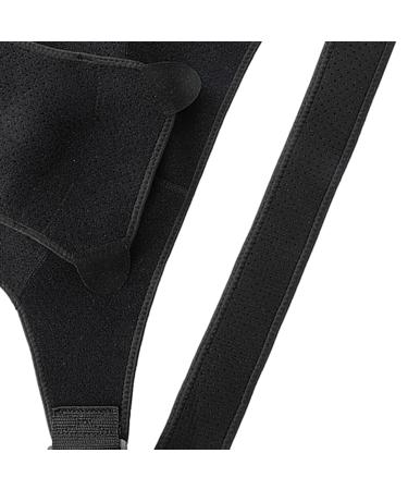 Adjustable Shoulder Support Brace for Pain Relief - Unisex Shoulder Strap for Left & Right - International Shipping Available - Buy Online on GoSupps.com
