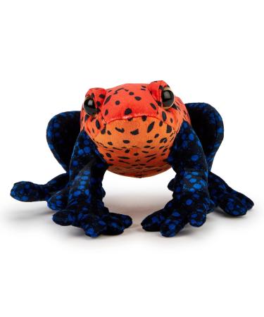 Zappi Co Plush Children's Stuffed Soft Cuddly Plush Toy-Part of Safari Animals Collection Perfect for Kids (21cm Width) (Dart Frog (Red/Black)) - Buy Online on GoSupps.com