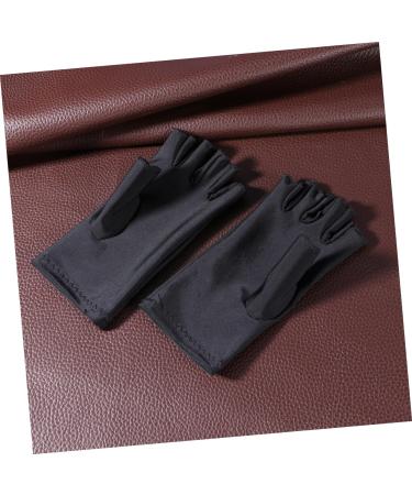 Angoily 5 Pair Gloves Manicure Glove Uv Shield Glove Anti Uv Glove Miss Electric Car Apparel M Black - Buy Online on GoSupps.com