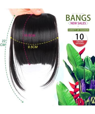 Bangs Hair Clip Clip in Bangs Synthetic Fake Blunt Hair Bangs Hair Extension Neat Front Fake Fringe Natural False Hairpiece for Women Hairpieces (Color : 613 Size : 6inches) 6inches 613 - Buy Online on GoSupps.com