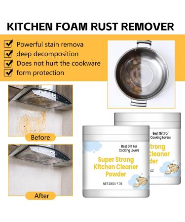 Super Strong Kitchen Cleaner Powder - Upgraded All-Purpose Heavy Duty Degreaser for Stainless Steel | 2PCS Set - International Shipping Available - Buy Online on GoSupps.com