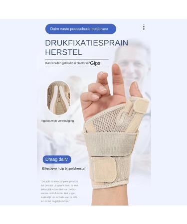 Wrist and thumb brace wrist braces for lifting Carpal guard for climbing Nonslip Wrist Brace with Thumb Support for Weight Training Golf Tennis Office Work Rock Climbing Games Cream Colored - Buy Online on GoSupps.com