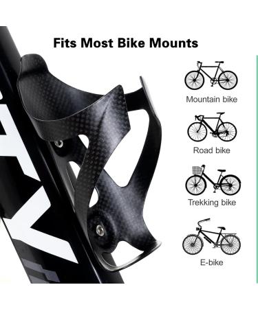 Ultra Light Hualong Bicycle Bottle Holder - Carbon MTBs & Racing Bikes - 2 Pack Only 22g - International Shipping - Buy Online on GoSupps.com