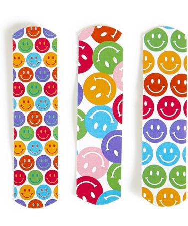 Shop Two's Company Happy Bandages - Gift Box Set of 30 | 3 Fun Patterns 4.25-inch Width Perfect for Any Occasion - International Shipping Available - Buy Online on GoSupps.com
