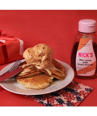 NICKS Fiber Syrup Maple Flavor (300g) - Keto Sweetener, Gluten Free & No Added Sugar - Buy Online on GoSupps.com