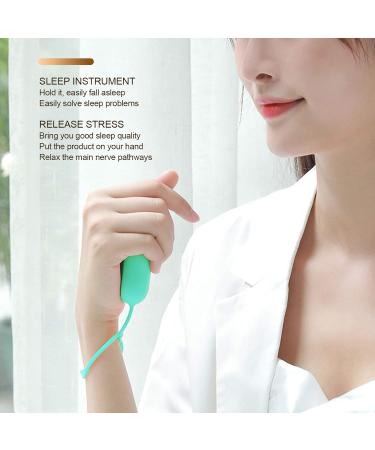Sonew Handheld Sleep Aid - USB Charging Microcurrent Device for Anxiety Relief & Better Sleep (Green) - Buy Online on GoSupps.com