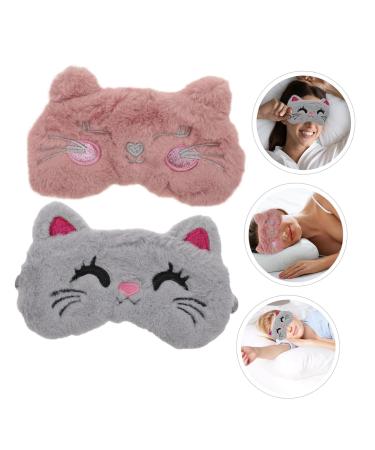 Buy 2pcs Cartoon Sleep Masks for Kids | Breathable Satin Blindfolds | Eye Block Out Light | Koala Plush Design - Perfect for Sleep | Assorted Colors - Buy Online on GoSupps.com