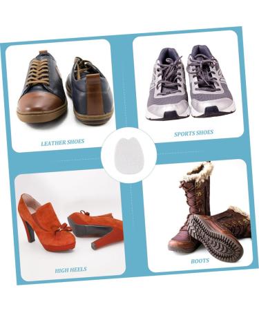 Mobestech 6 Sheets Tongue Sticker High Heel Insert Metatarsal Foot Pad Household Corn Pads Corn Removers Callus Cushions Portable Corn Cushions Sports Shoes Felt White - Buy Online on GoSupps.com