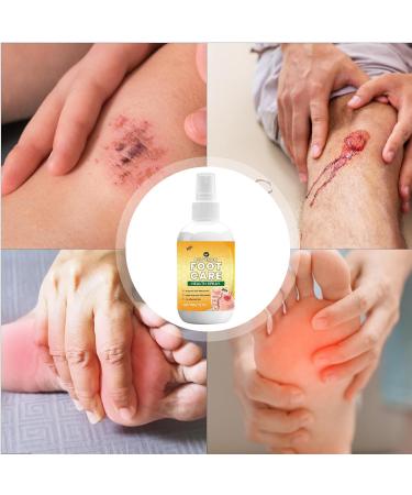 Foot spray 30 ml moisturizing spray for leg and foot care moisture solution for legs repair product for feet at home on the go sports - Buy Online on GoSupps.com