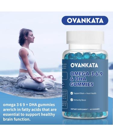Ovankata Potassium Magnesium Gummies with Omega 3-6-9 & DHA - Multi-Nutrient Supplement - Buy Online on GoSupps.com