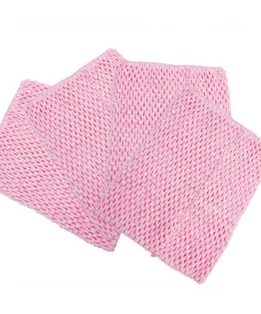 Time to Sparkle 4pcs Crochet Tube Top Crochet Tutu Infant Dress Baby Girls Skirt Pettiskirt 10"x12" Baby Pink 25x30cm Baby Pink - Buy Online on GoSupps.com
